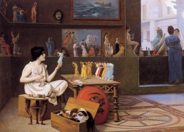  Painting Painting - Painting Breathes Life into Sculpture Greek Arabian Orientalism Jean Leon Gerome